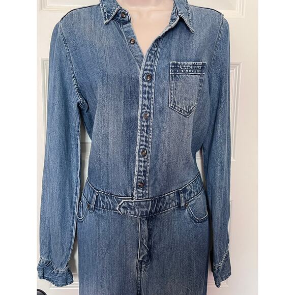 Universal Thread Denim Jumpsuit, Women's Size 2 - Picture 3 of 9